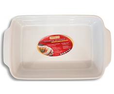 Guardini c0tc7 a Auflaufform, Keramik, Weiß