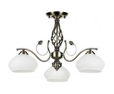 BRITOP Lighting Kronleuchter Trila altmessing SP-5620311