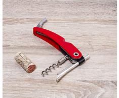 Vacu Vin Single Pull Waiter`s Friend rot Kellnermesser, Kunststoff, 13,2X 2X 1,5 cm