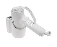 PrimeMatik Haartrockner mit Wandhalterung. Haartrockner für Hotel 1300 W (KS014)