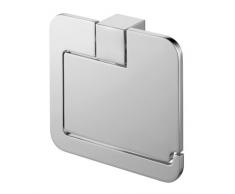 Bisk 02991 Futura Toilettenpapierhalter mit Abdeckung, 13,3 x 3 x 12 cm, Silberfarben