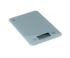 Kela 15727 Digitale Küchenwaage, Glas, 1 g-Feineinteilung, Tara-Funktion, Bis 5 kg Gewicht, Pinta, Grau