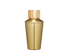 Kitchen Craft Cocktail-Shaker Bar Craft 350ml mit Messingausführung in Gold, Messing, 12 x 17 x 22 cm