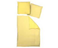 adam Graphic Ventus Bettwäsche-Set, Bio Baumwolle, Sonne, 155 x 220 cm, 2-Einheiten