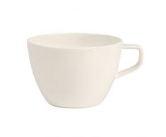 Villeroy & Boch - Artesano Original Milchkaffee-Tasse, schlichte Tasse in klassischem weiß aus Premium Porzellan, spülmaschinenfest, 400 ml