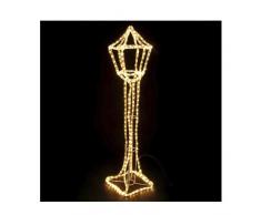 Tenia LED Standlaterne Weihnachten (H 1,06m) warmweiss Lichtschlauch 8m