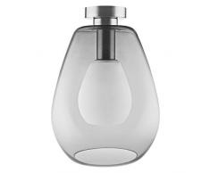 LEDVANCE Vintage Edition 1906, Deckenleuchte mit E27 Sockel, Rauchgraues Glas, Ohne Leuchtmittel, Cone