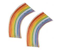 efco Rainbow Wachs Dekoration, Mehrfarbig, 55Â x 25Â mm, klein