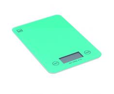 Kela 15728 Digitale Küchenwaage, Glas, 1 g-Feineinteilung, Tara-Funktion, Bis 5 kg Gewicht, Pinta, Türkis