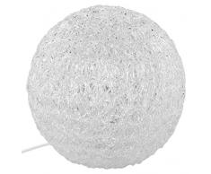 Trio 507800100 Tischleuchte, 1xE14, max.40W, D.25cm, Acryl klar