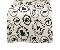 DII Tischläufer Poison Bedruckt 14x72 Halloween Portrait