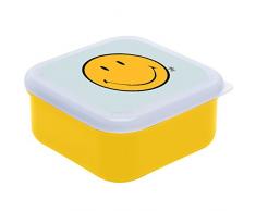 Zak Designs Smiley Lunchbox, M, Gelb/Weiss