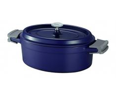 Alva Schmortopf oval Cook auf On mit Deckel, 31 cm, blau