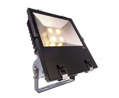 KapegoLED Außenstrahler Flood COB 200 WW, 110-240 V AC, 200 W, 3000 K, silber / anthrazit 730272