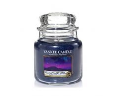 YANKEE CANDLE Duftkerze, Glas, Nachtblau 9.5x9.5x13.8 cm