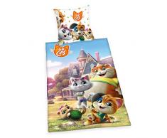 Herding 44 Cats Bettwäsche-Set, Cotton, mehrfarbig, Österreichische Größe