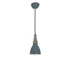 Naeve Leuchten Metall-PendelleuchteDelhi, Metall, 40 W, E27, 19 x 19 x 13 cm, Petrol 6073817