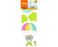 Unbekannt Nouvelles Images HOWI1571 Fenstersticker Bär und Sein Fallschirm