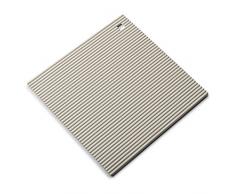 Zeal Silikon hitzebeständig rutschfeste Untersetzer, Silikon, cremefarben, 22 cm