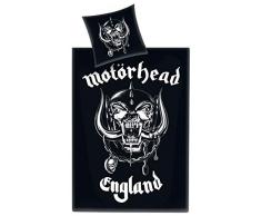 Motörhead BLMH1 Bettwäsche, Baumwolle, Schwarz, 135 x 200 x 1 cm
