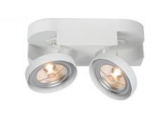 Lucide VERSUM AR111 - Deckenstrahler - LED Dim. - AR111 - 2x10W 2700K - Weiß