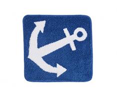 Kleine Wolke Badteppich Anchor, Royalblau, 55 x 55 cm