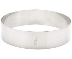 Städter 625143 Tortenring Durchmesser 24 x 6 cm, edelstahl, silber, 23 x 23 x 5 cm,