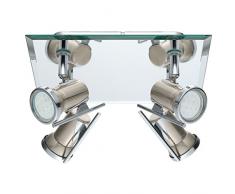 EGLO Deckenstrahler Stahl GU10, Bunt