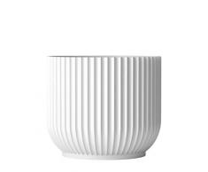 Lyngby Vase, Porzellan, Bianco, 20.3 cm