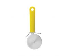 Brabantia Pizzaschneider in gelb, Edelstahl, 20 x 15 x 15 cm