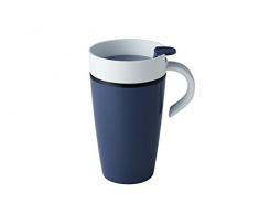 Mepal thermobecher Automatic, Plastik, Nordic Denim, 11.5 x 8.8 x 15 cm