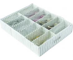 COMPACTOR Extra Flache Unterbettkommode für Schuhe, Anti-Staub, Grau Anton, Polypropylen und EVA, 76 x 60 x 15 cm, RAN7507