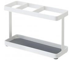 Yamazaki – Ständer für Haartrockner und Glätteisen, weiß