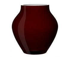 Villeroy & Boch Oronda Mini Vase Deep Cherry, 12 cm, Glas, Rot