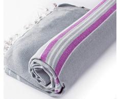 Cacala Badetücher, Paradise-Serie, Türkisch, Baumwolle, grau, 95 x 175 x 0.5 cm