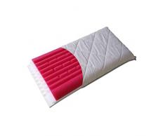 Wolkenwunder® Nackenstützkissen Klima Plus 40x80 cm Gelschaum Visco I individuell höhenverstellbar I Bezug waschbar I ergonomisches Schlafkissen I höchster Liegekomfort