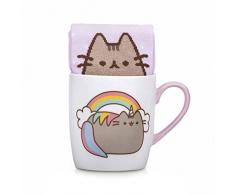 Thumbs Up Unicorno Einhorn eine Socke in eine Tasse, Keramik, Mehrfarbig, Standard