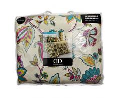 Dreams n Drapes Bettwäsche-Set mit Kissenbezügen, Textil, blaugrün, Bedspread (229 x 195 cm)