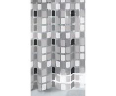 Kleine Wolke 4956901305 Duschvorhang Sonny, 180 x 200 cm, anthrazit