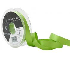 Berisfords 3501 Satinband, doppelseitig, 15 mm, Meadow 664 10,5 x 10,5 x 3 cm, Doppelseitiges Band, Polyester, Satin Meadow