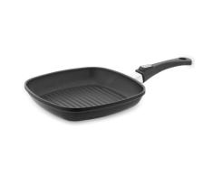 Berndes Vario Click Induction Grillpfanne, Aluguss, Schwarz, 30 cm