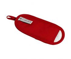 Le Creuset Griffüberzug – Ideal für Pfannen mit Gusseisengriff, Einheitsgröße, Kirschrot, Baumwoll-Canvas