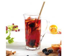 RCR 25124020006 Cocktailkrug aus Glas mit Drehverschluss, Kristall, farblos, 24.5 x 24.5 x 9 cm