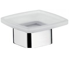 Emco 053000101 Seifenhalter Loft stehend Kristallglas satiniert, chrom
