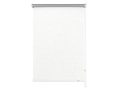 GARDINIA Seitenzug-Rollo mit Thermo-Rückseite, Decken-, Wand- oder Nischenmontage, Höchste Lichtreflektion, Energiesparend, Alle Montage-Teile inklusive, Streifen weiß, 122 x 180 cm (BxH)