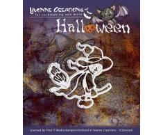 Stanz- und PrÃ¤geschablone Yvonne Creations - Halloween - Hexe