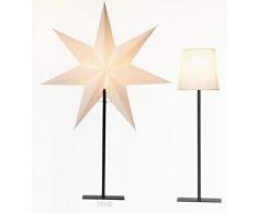 Star Combi-Pack Frozen, Stern und Lampenschirm, E14, Papier, weiß