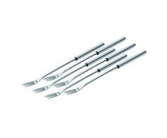 KUHN RIKON 32040 Fondue Zubehör Käsefonduegabeln 6 Stück Edelstahl