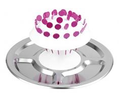 chg Set 194-17 Party-Pilz 34-tlg., Ø 32 cm mit Servierplatte aus hochwertigem Edelstahl-rostfrei