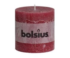 BOLSIUS RUSTIK Stumpenkerze 100 x 100 mm altrot